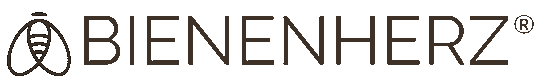 Logo von Bienenherz auf transparentem Hintergrund