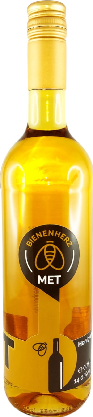 MET - Honigwein | halbtrocken | 750 ml | 14 vol% | aus hochwertigem Honig aus Thüringen | ohne Zusätze | Qualität aus Deutschland
