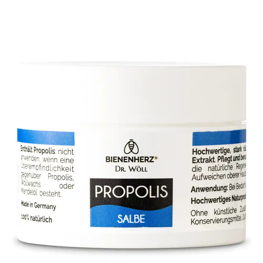 Propolis Salbe von Bienenherz natürliche Hautpflege vom Imker Dr. Wöll