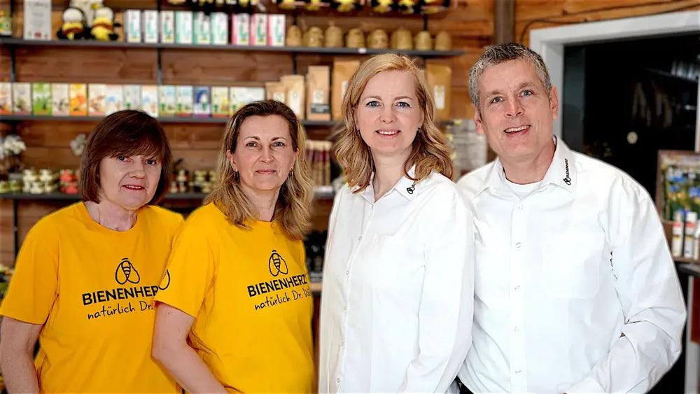 Dr. Florian und Katy Wöll von Bienenherz