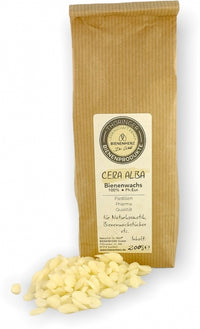 Bienenwachspastillen weiß | Cera alba | 200g | Ph. Eur. | 100% Bienenwachs