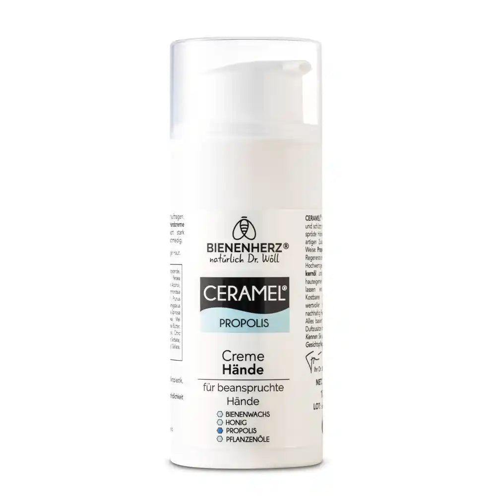 Ceramel Propolis Handcreme für trockene Hände mit Honig von Bienenherz