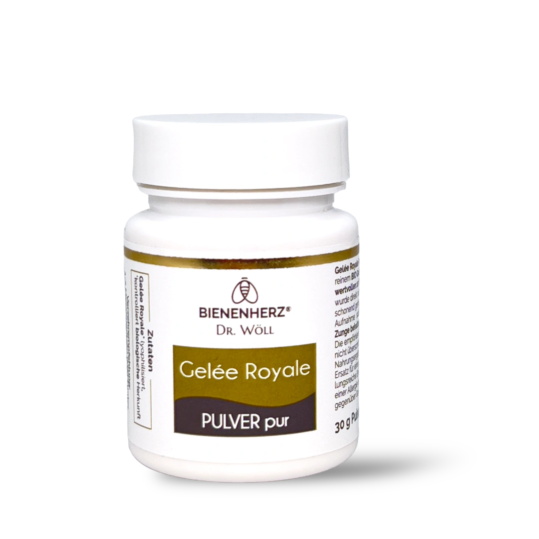 Gelée Royale Pulver (gefriergetrocknet) | 30 g | in luftdichter Dose
