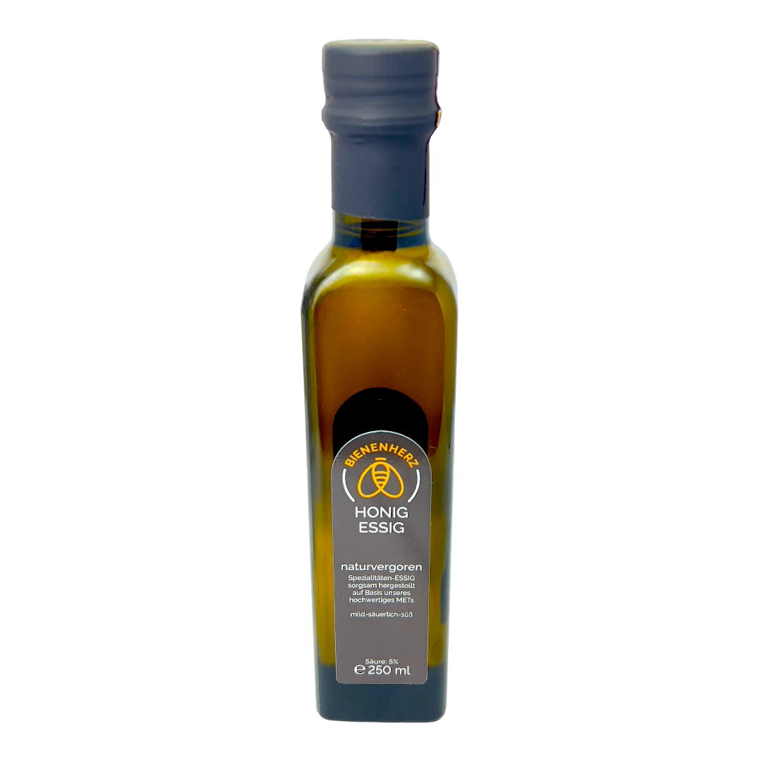 Honigessig | 250ml | natürlich vergoren | aus hochwertigen Honig | ideale Ergänzung für die Küche | mild und sehr geschmackvoll