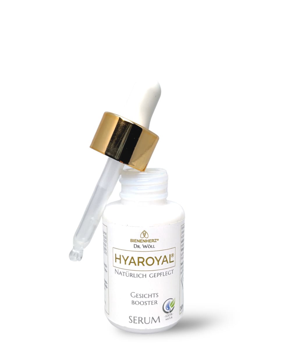 Hyaroyal das Serum für natürliche Pflege mit Bienenherz und Honig. Gesichtsbooster von Dr. Wöll