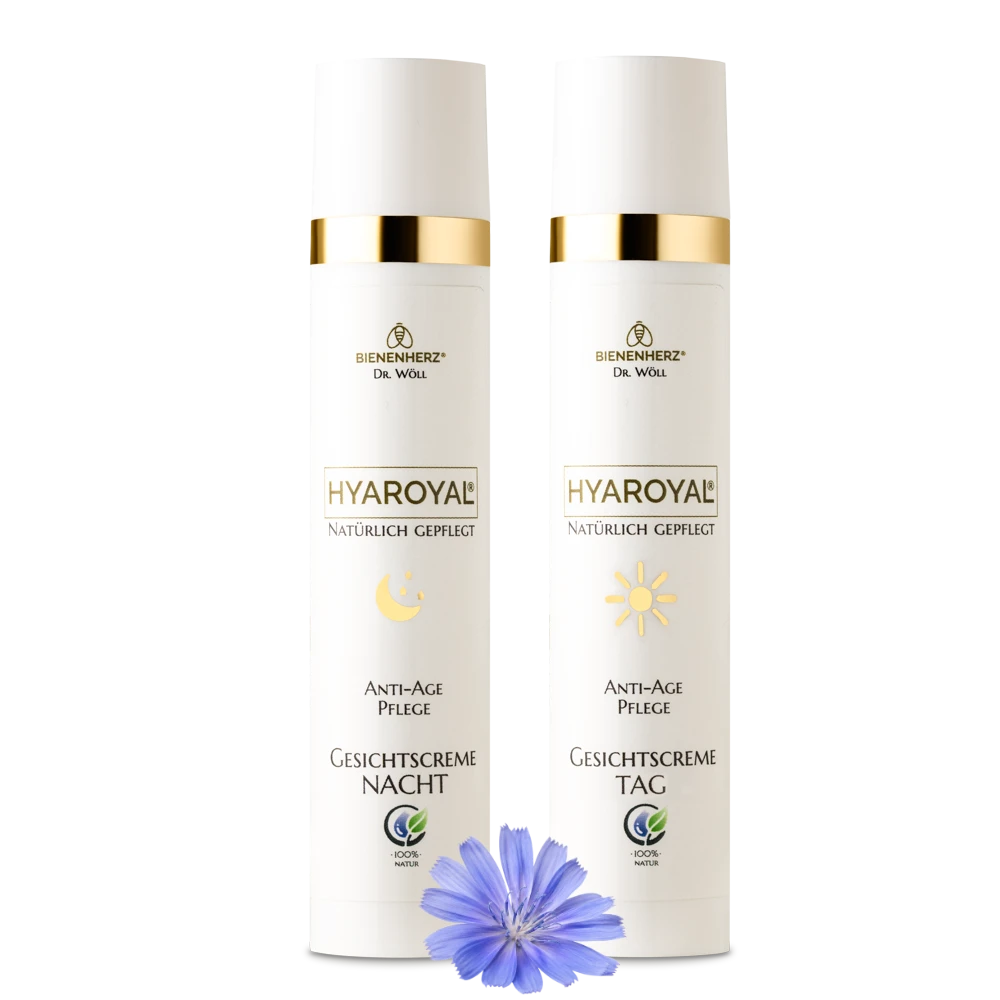 Geschenk Set HYAROYAL® Gesichtspflege Anti-Aging Gesichtscreme spendet Feuchtigkeit- pflegt Gesichtshaut 