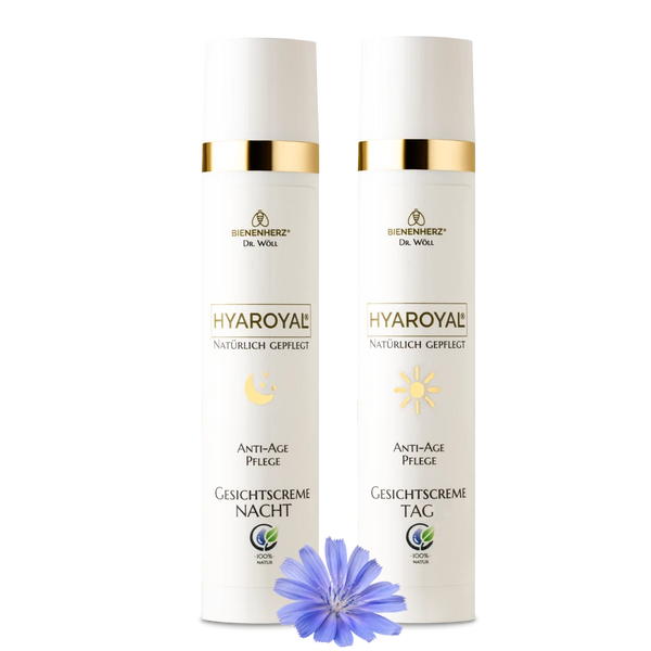 Geschenk Set HYAROYAL® Gesichtspflege Anti-Age | Tag + Nacht | 2x 50ml