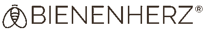 Logo von Bienenherz auf transparentem Hintergrund