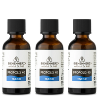 Propolis Tinktur 40% - 3 x 50ml | Hautpflege von Bienenherz