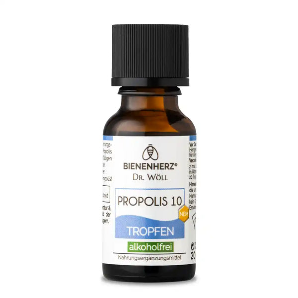 Propolis Lösung 10% - 20ml | alkoholfrei | Tropfenflasche