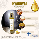 Hyaroyale Körperöl, die natürliche Pflege von Bienenherz mit Arganöl, Mandelöl und Traubenkernöl